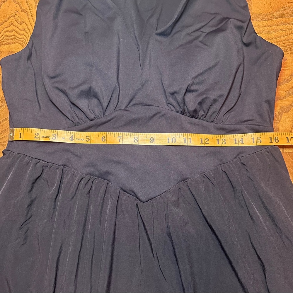 Halara Black Sleeveless Maxi Dress, Built-in Bra, Comfy, Sporty, Active - Picture 9 of 10